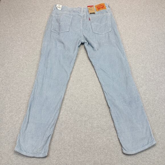 Levi's 514 Straight Fit Pants Mens Size 36 x 32 Blue Corduroy Regular Fit Cotton - Picture 5 of 13